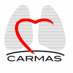 Logo du groupe de recherche clinique CARMAS (Cardiovascular and Respiratory Manifestations of Acute lung injury and Sepsis)