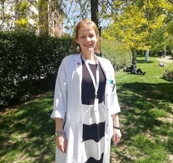 Photo d'Ariane Fauconnier, psychologue à l'Institut Jules Bordet, Bruxelles